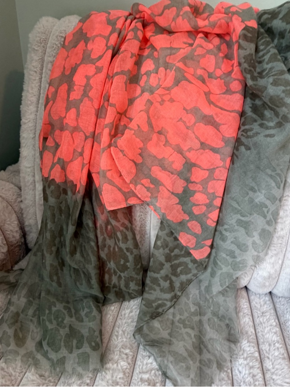 Subtle Luxury Spun Light Sage Scarf - Picture 3 of 6